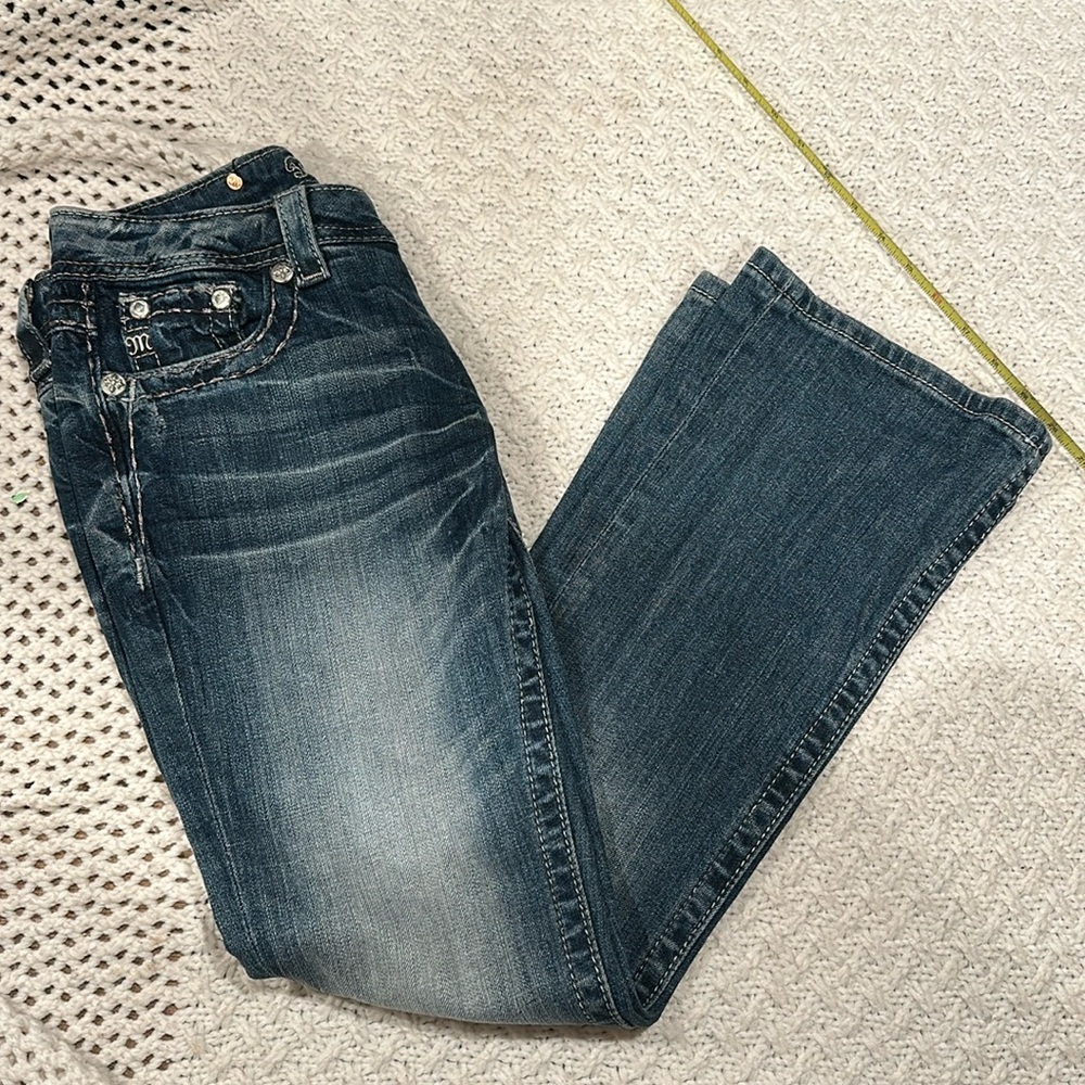 MISS ME WOMENS JEANS JE5732BN BOOT 27